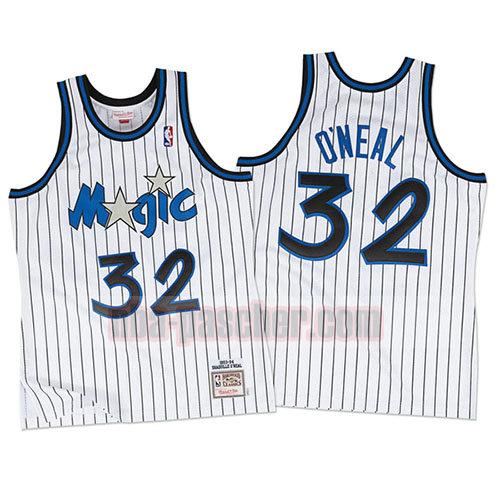 maillot orlando magic homme Shaquille O'Neal 32 rétro blanc