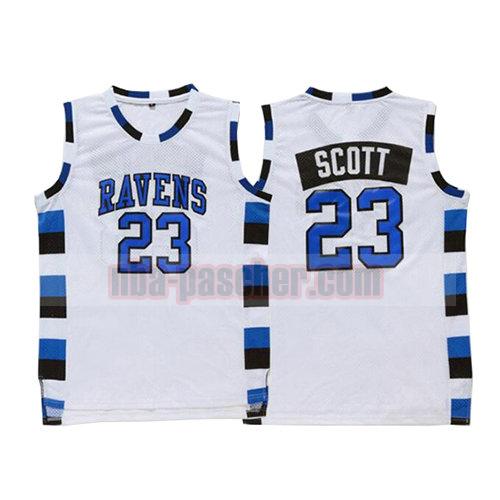 maillot pelicula homme Nathan Scott 23 blanc