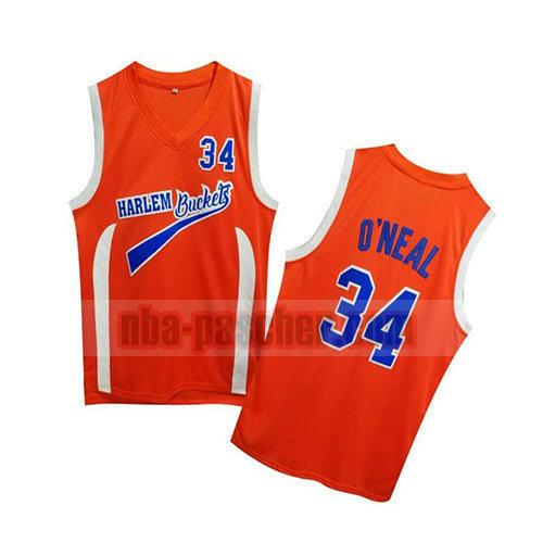 maillot pelicula homme Shaquille O'Neal 34 uncle drew orange