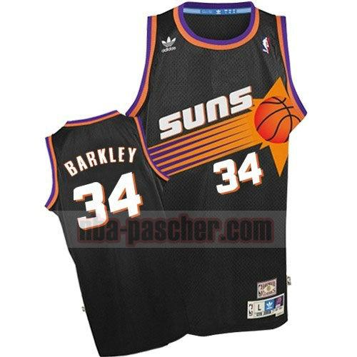 maillot phoenix suns homme Charles Barkley 34 rétro noir