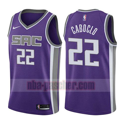 maillot sacramento kings homme Bruno Caboclo 22 icône 2017-18 pourpre