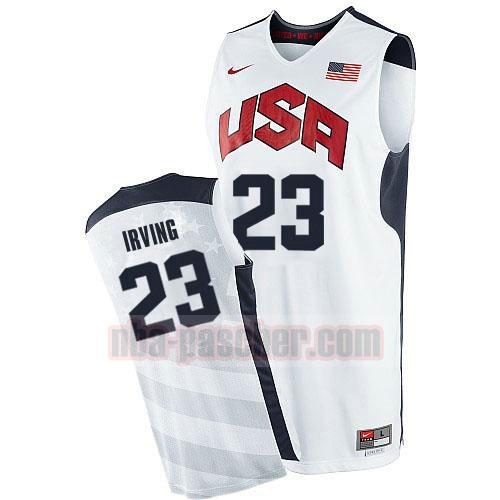 maillot usa 2012 homme Kyrie Irving 23 blanc