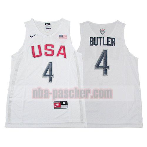 maillot usa 2016 homme Jimmy Butler 4 blanc