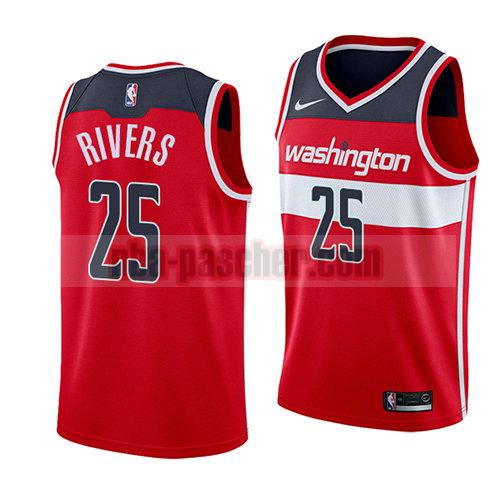 maillot washington wizards homme Austin Rivers 25 icône 2018 rouge
