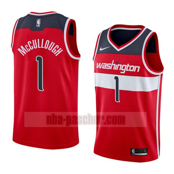 maillot washington wizards homme Chris Mccullough 1 icône 2018 rouge