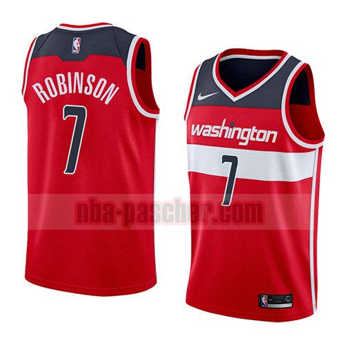maillot washington wizards homme Devin Robinson 7 icône 2018 rouge