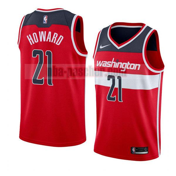 maillot washington wizards homme Dwight Howard 21 icône 2018 rouge