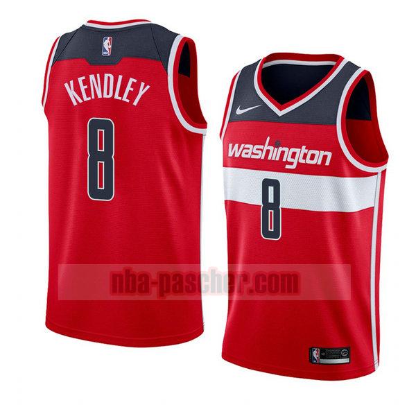 maillot washington wizards homme Tiwian Kendley 8 icône 2018 rouge