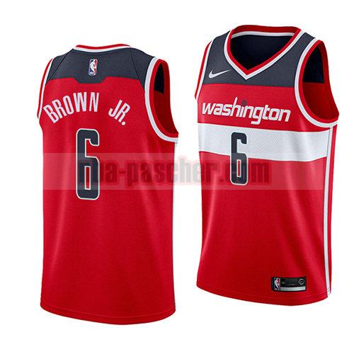 maillot washington wizards homme Troy Brown 6 icône 2018 rouge