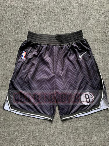 shorts Brooklyn Nets Homme 2020-21 Noir