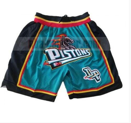 shorts Detroit Pistons homme Tascabili Swingman vert