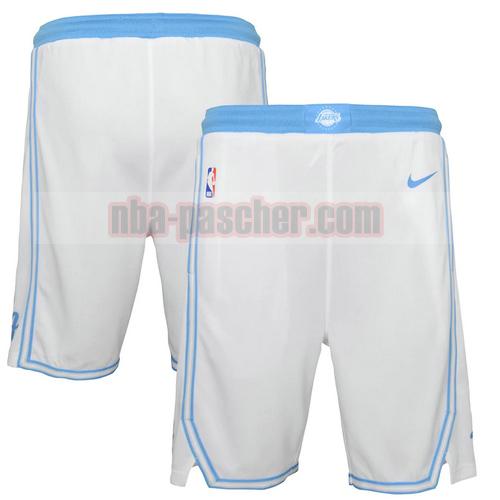 shorts Los Angeles Lakers city Homme 2020-21 City Edition Blanc
