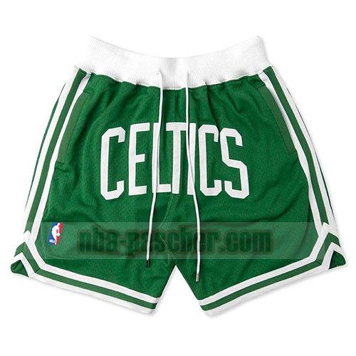 shorts boston celtics homme just don verde