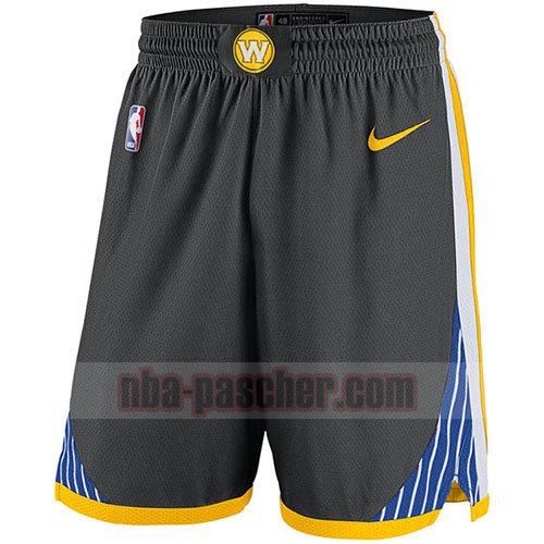 shorts golden state warriors homme 2017-18 gris