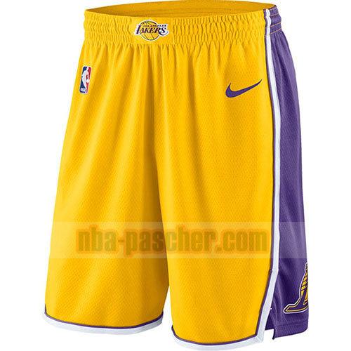 shorts los angeles lakers homme 2017-18 d'or