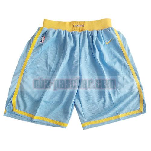 shorts los angeles lakers homme classic 2017-18 bleu